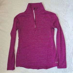 Champion Duo Dry 1/2 Zip 1/4 Pullover Workout Top Shirt Athletic Target Fitted